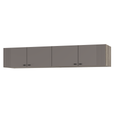 Шкаф навесной "Олива" ШКН-04 Дуб каньон/Муссон софт фактурный (MF14)
