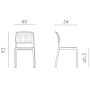 Стул пластиковый Bora Bistrot 003/4024339000