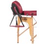 Массажный стол Calmer Bamboo Three 70 (красный)