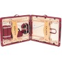 Массажный стол Calmer Bamboo Two 70 (красный)